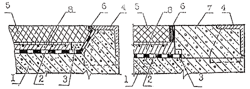 Рисунок 4.5 - Устройство гидроизоляции в деформационных швах с окаймлением